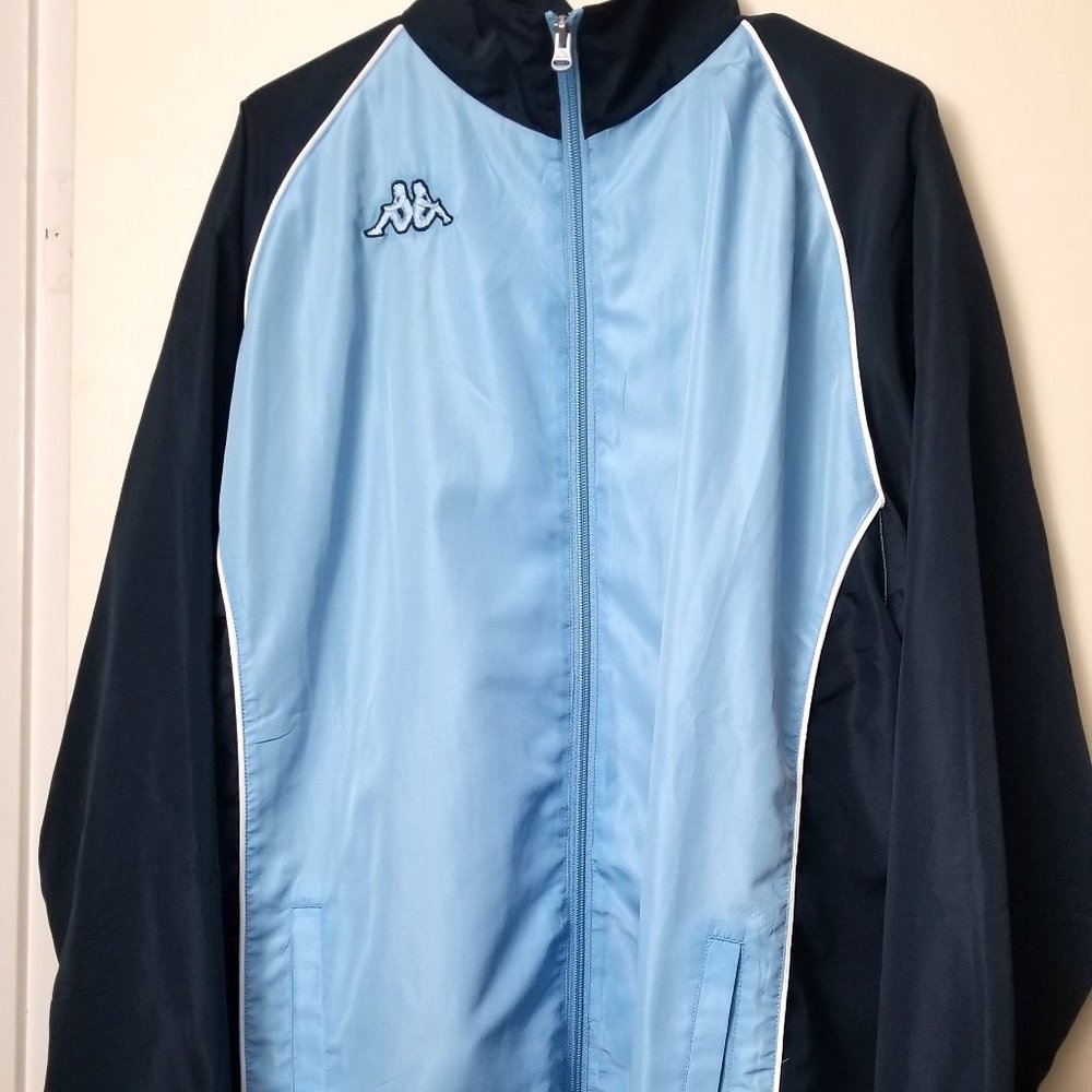 Lite Blue Vintage Kappa Lite Jacket XXL